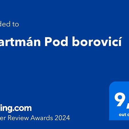 Apartman Pod Borovici Kovalovice Luaran gambar