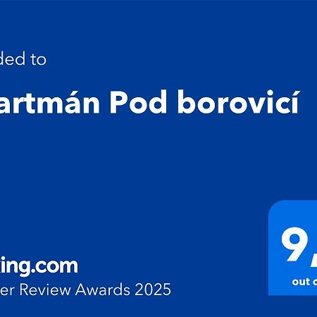 Apartman Pod Borovici Kovalovice Luaran gambar